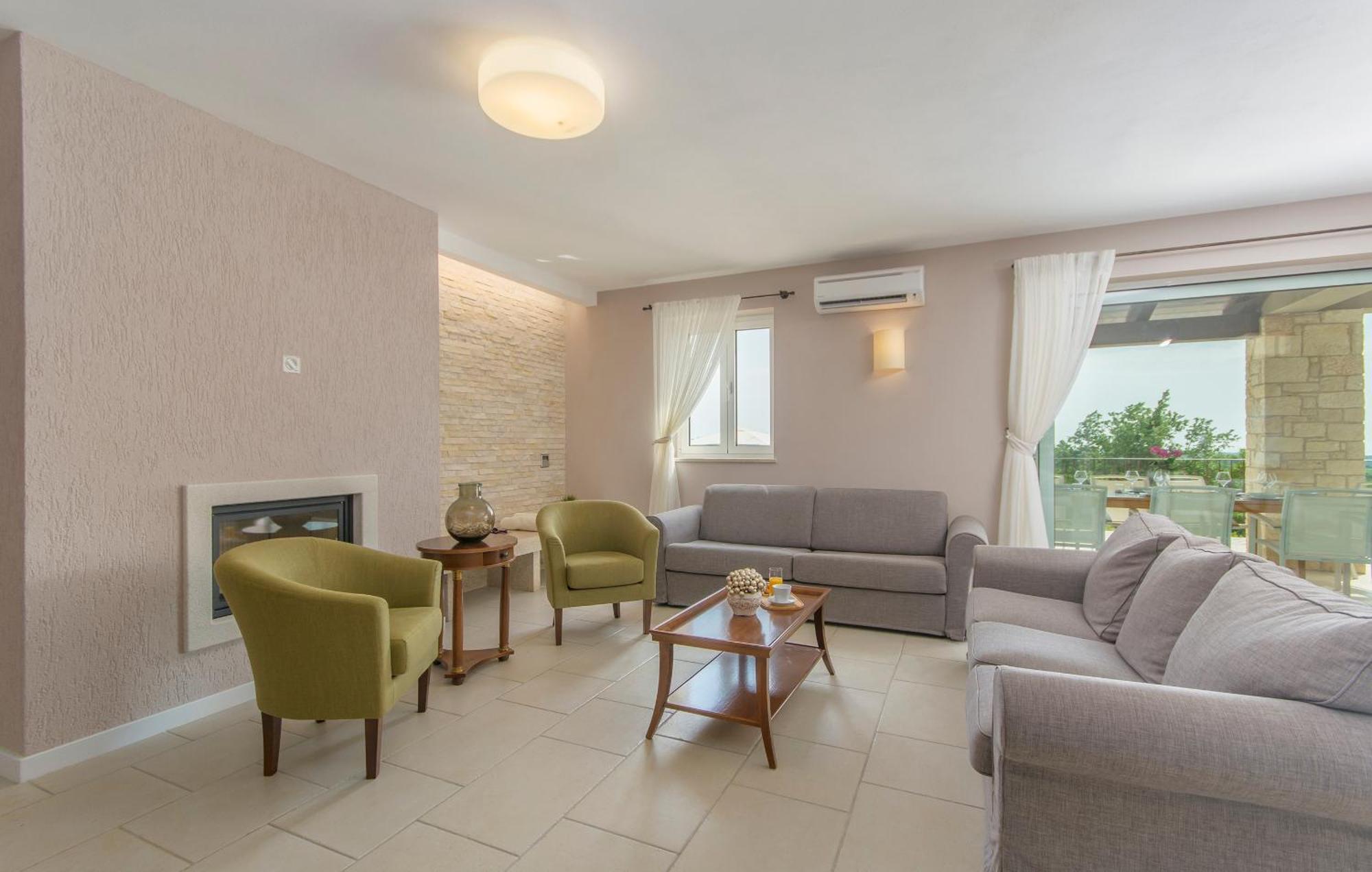 Villa Sterpazzi - Near Porec With Sea View, Private Jacuzzi, Sauna And Pool Višnjan Eksteriør billede
